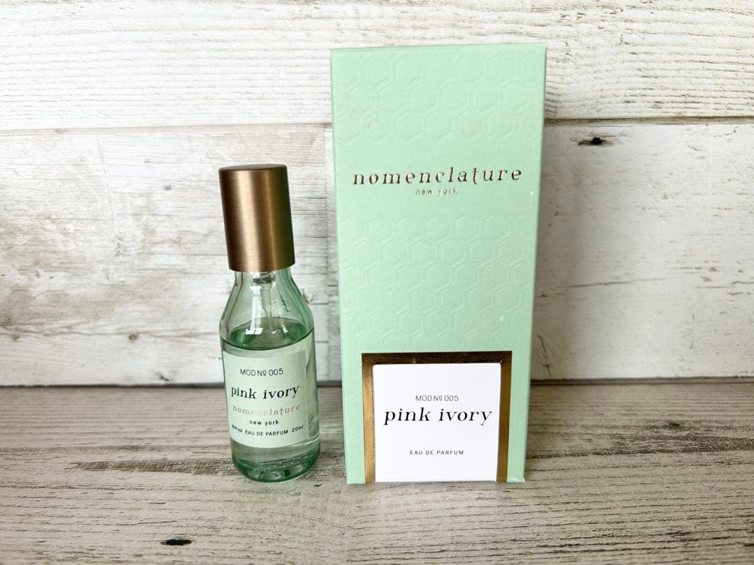 ほぼ未使用】ノーメンクレイチャー ピンクアイボリー nomenclature