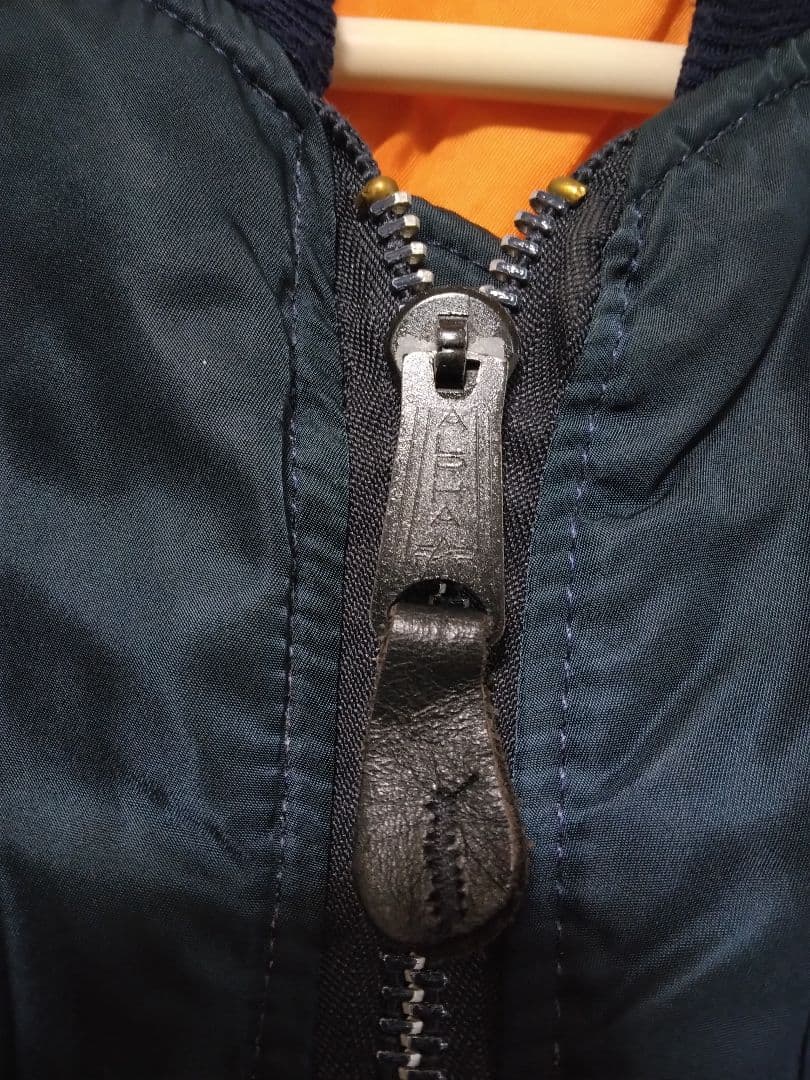 ALPHA MA1 MADE IN USA 90年代物　ネイビー　Sサイズ