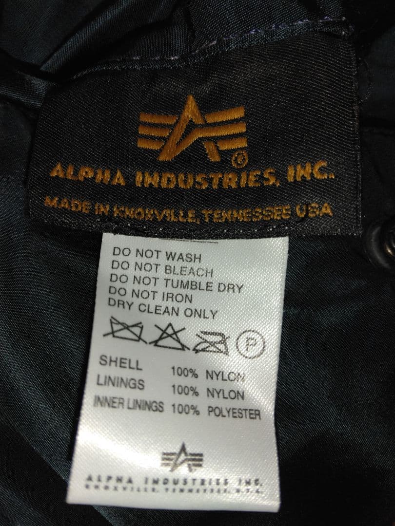 ALPHA MA1 MADE IN USA 90年代物　ネイビー　Sサイズ