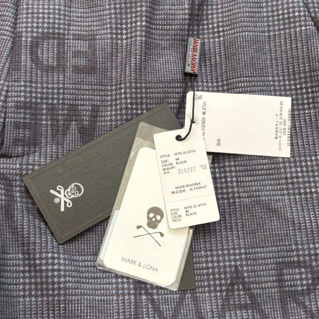 未使用　MARK&LONA マークアンドロナ ロングパンツ ゴルフウェア スカル