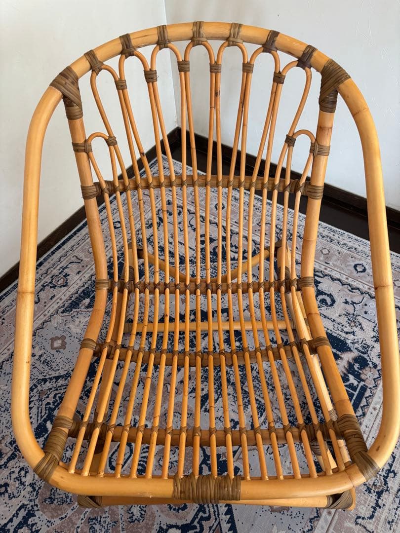 ラタンチェア Ｌサイズ ラタン椅子 籐椅子 ラウンジチェア　KAGLAB