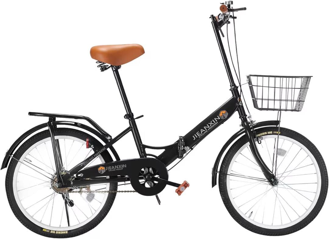 自転車 折りたたみ自転車 20インチ 軽量 ブラック