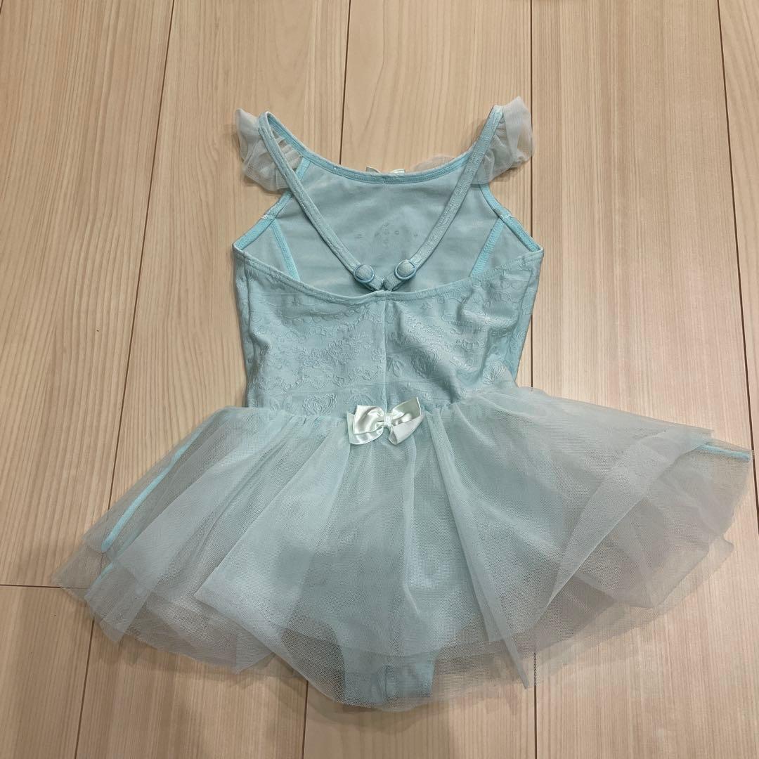 チャコット　スカート付きレオタード　ミントグリーン　120サイズ