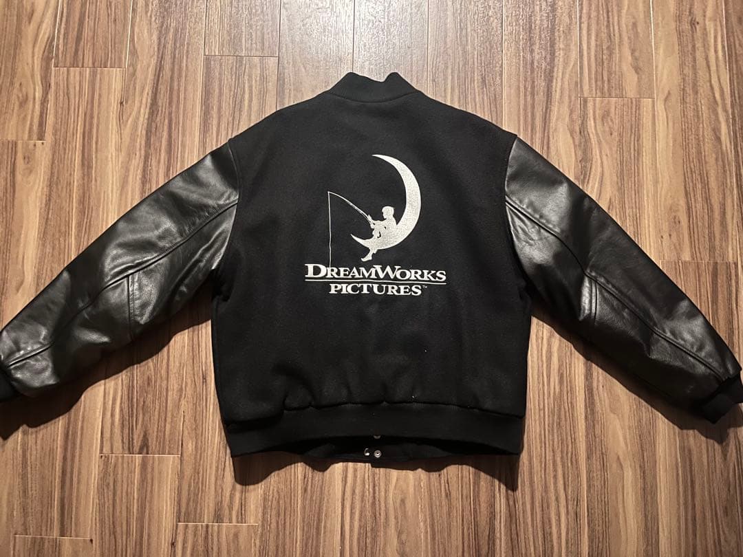 激レア 90s DREAM WORKS レザースタジャン ドリームワークス