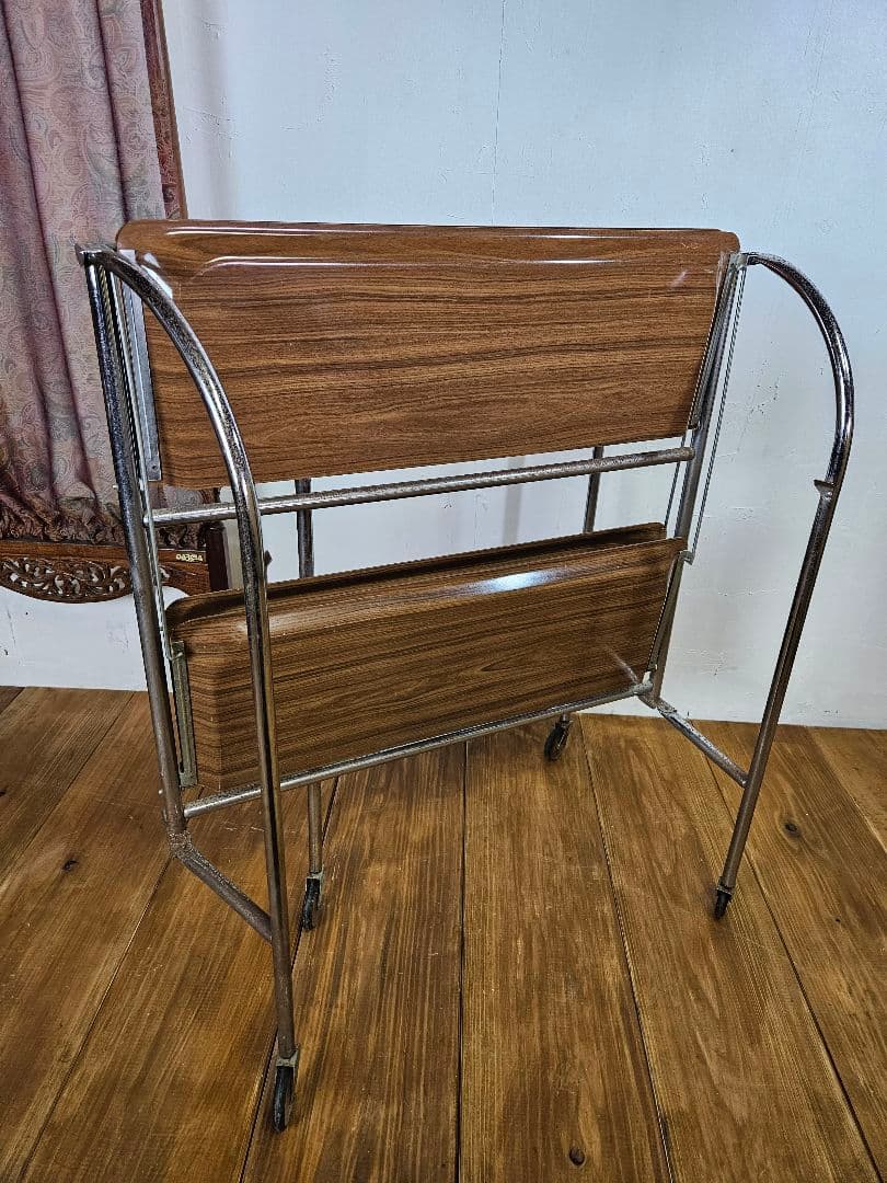 ドイツヴィンテージ フォールディング トロリーワゴン キャスター