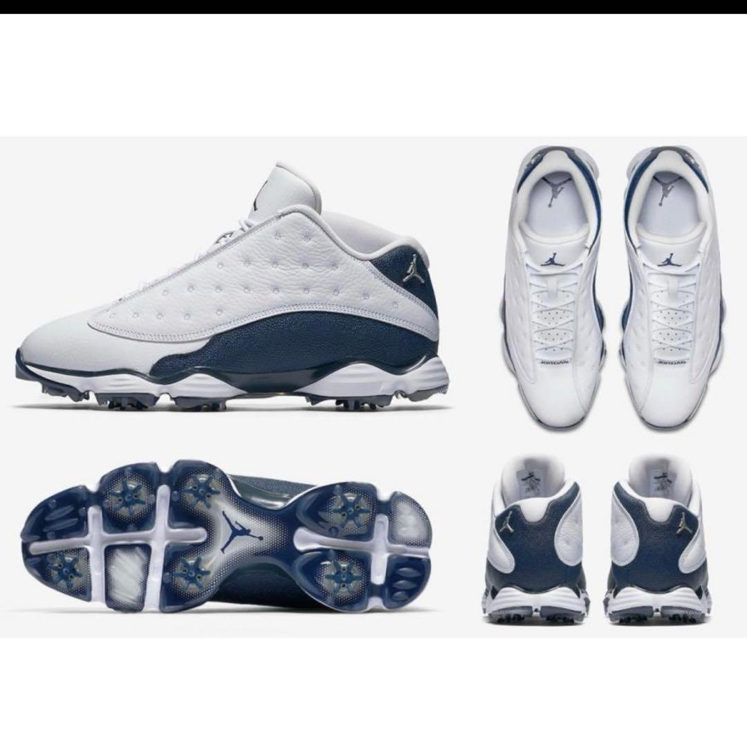 シューズ(男性用) Nike Jordan 13Retro Golf White NavyBlue