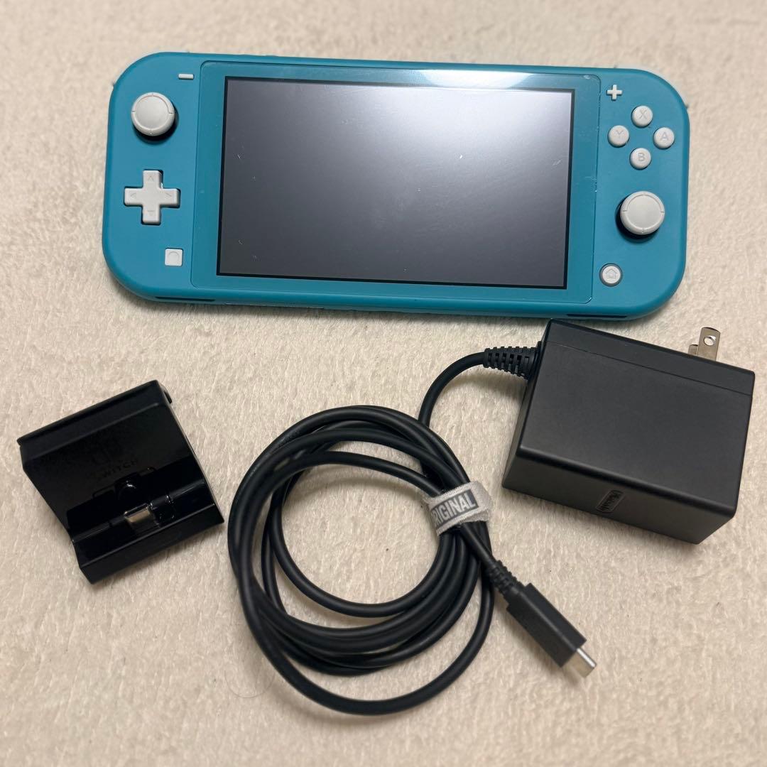 Nintendo Switch Lite ターコイズ 本体 充電器付き