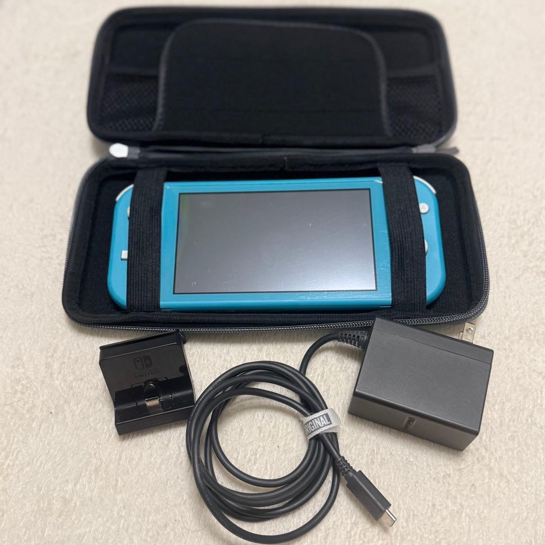 Nintendo Switch Lite ターコイズ 本体 充電器付き