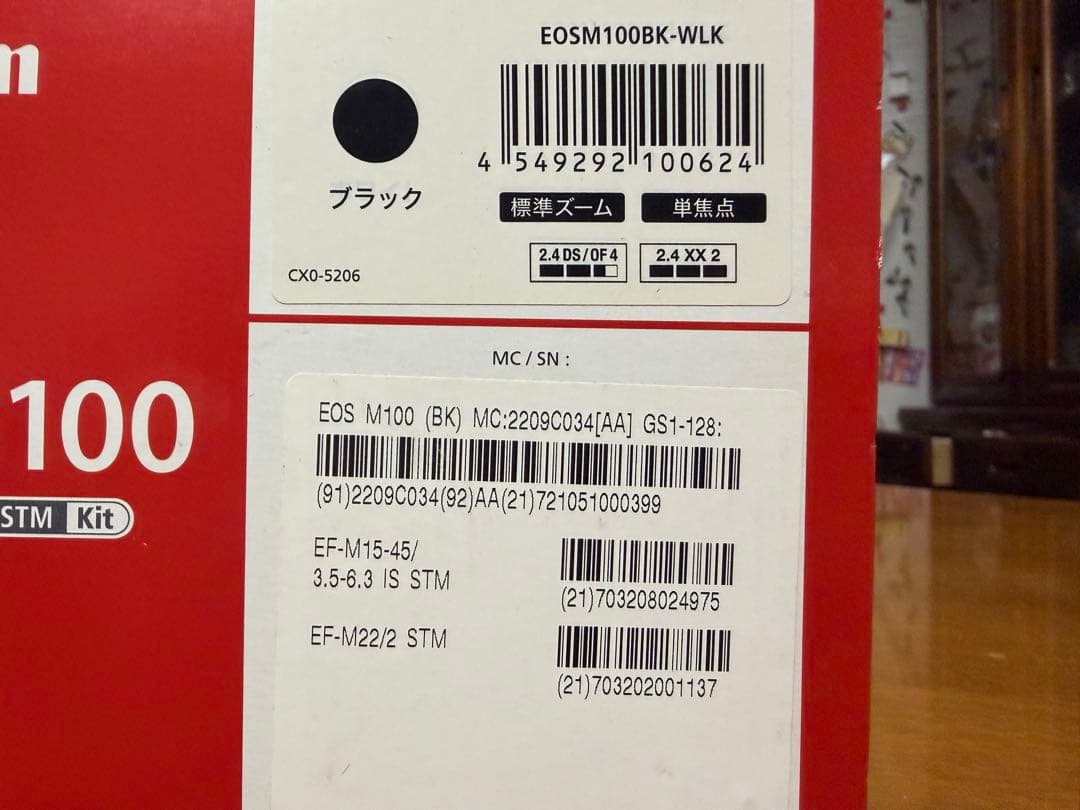 canon eos m100 ダブルレンズキット