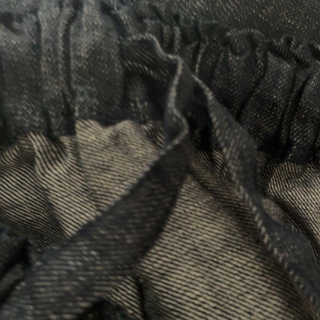 ⑧ イチ アンティークス デニムリネン サルエルパンツ