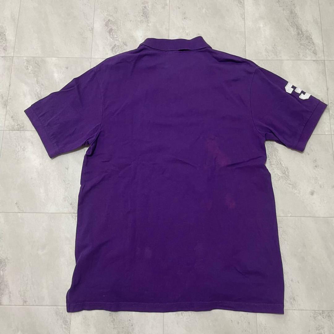 90s ポロ ラルフローレン ポロシャツ ビッグポニー 刺繍 半袖 USA企画