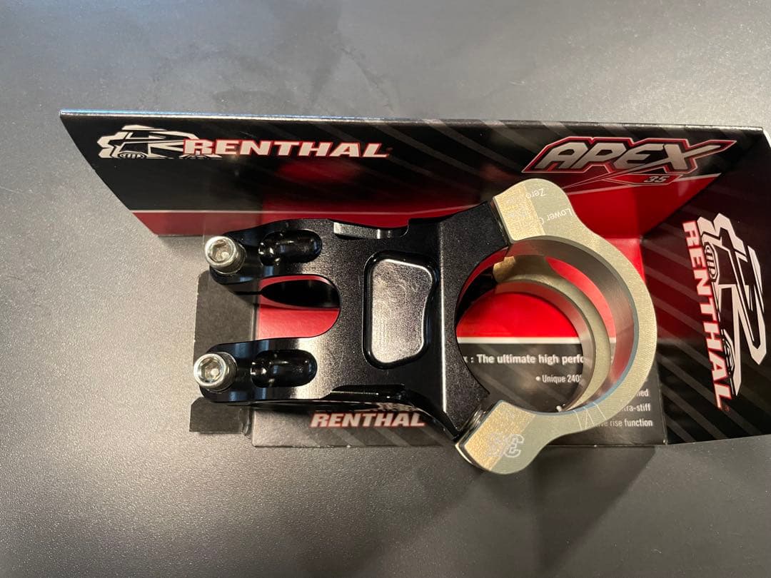 まるお！Renthal Apex 35 ステム 50mm レンサル