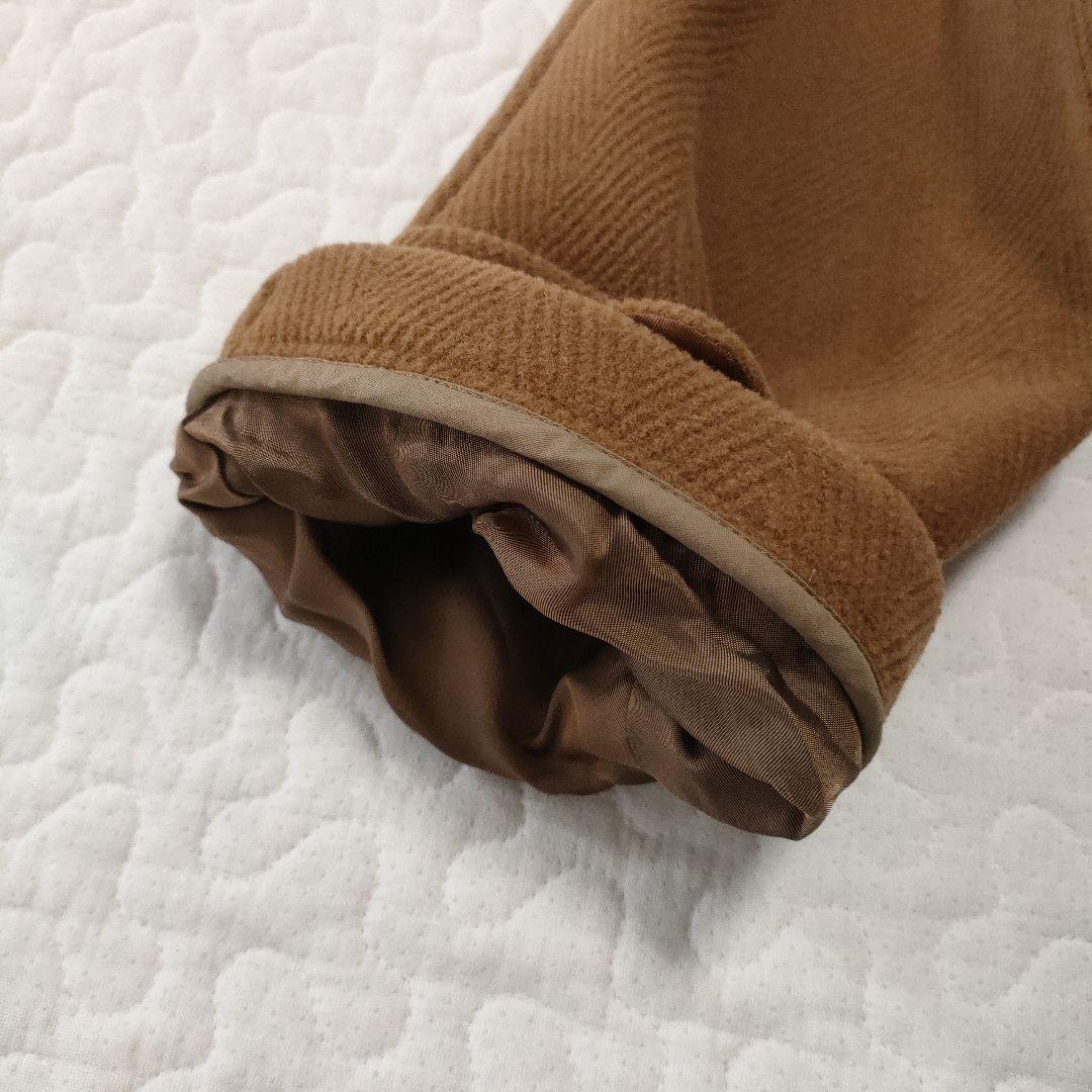 極美品✨マッキントッシュ　ロングダッフルコート　ヘリンボーン　キャメルブラウン
