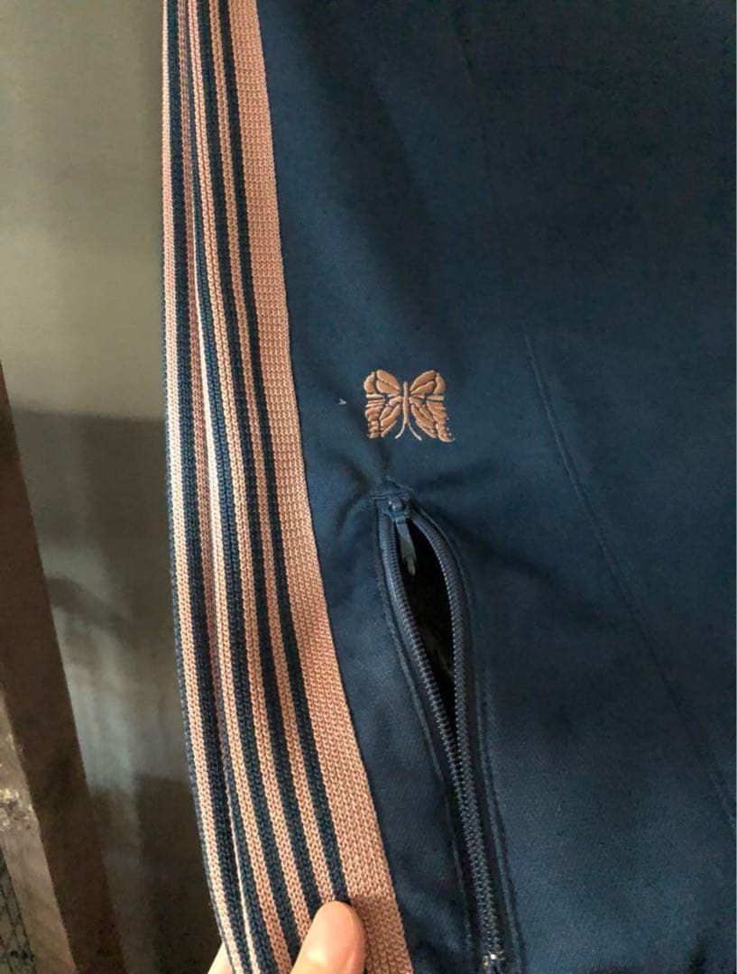 Needles H.D. Track Pant S ティールグリーン　ヒザデル