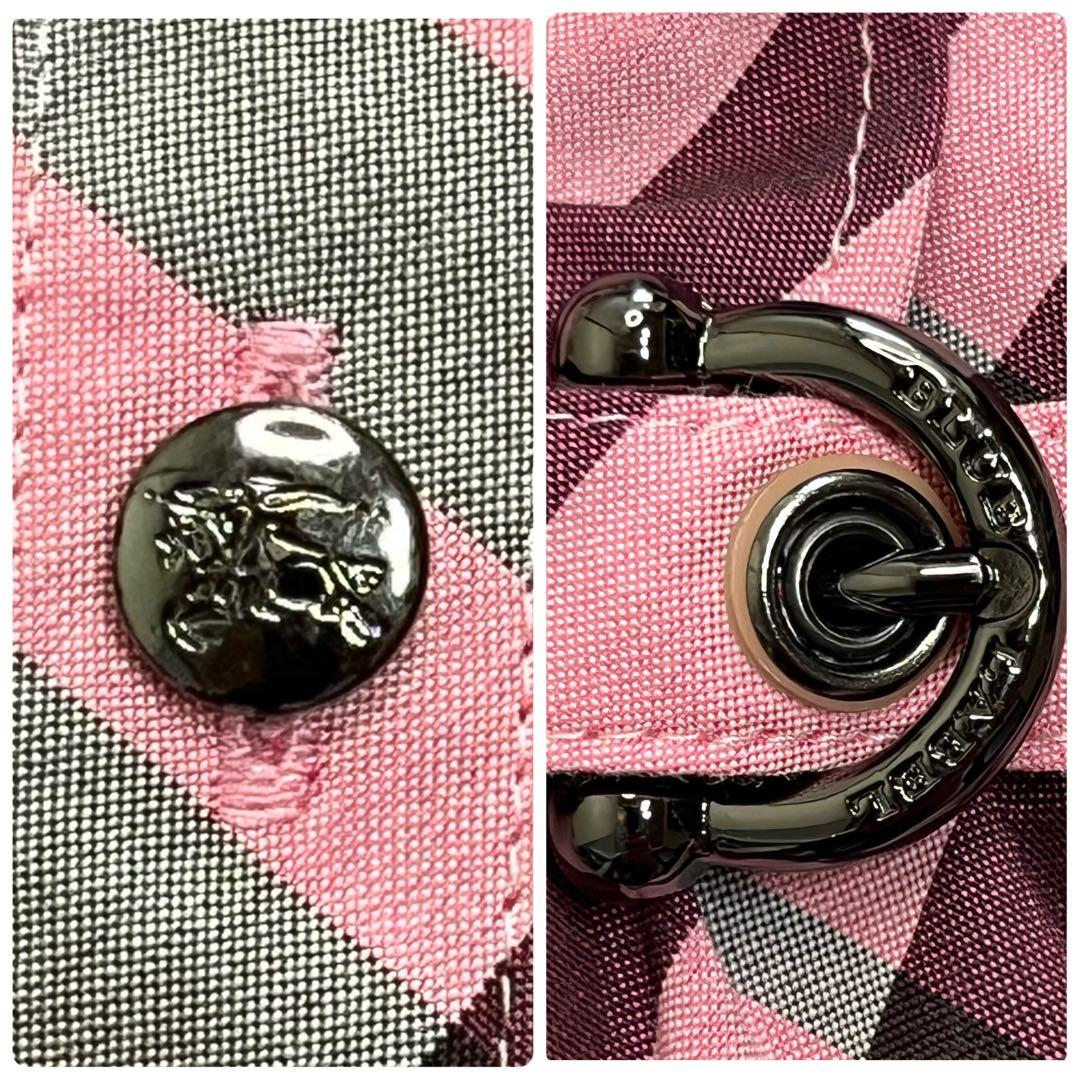 バーバリーブルーレーベル ワンピース M ノースリーブ チェック ベルト y2k