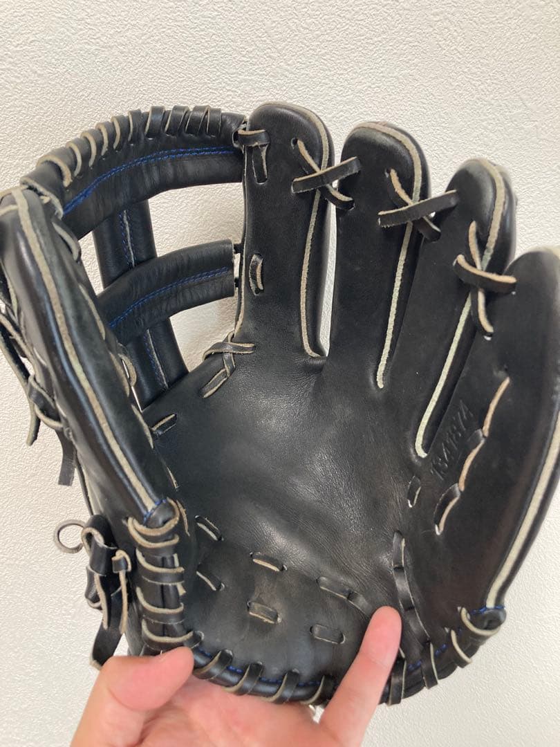 【美品】Under Armour 野球グローブ 黒/金