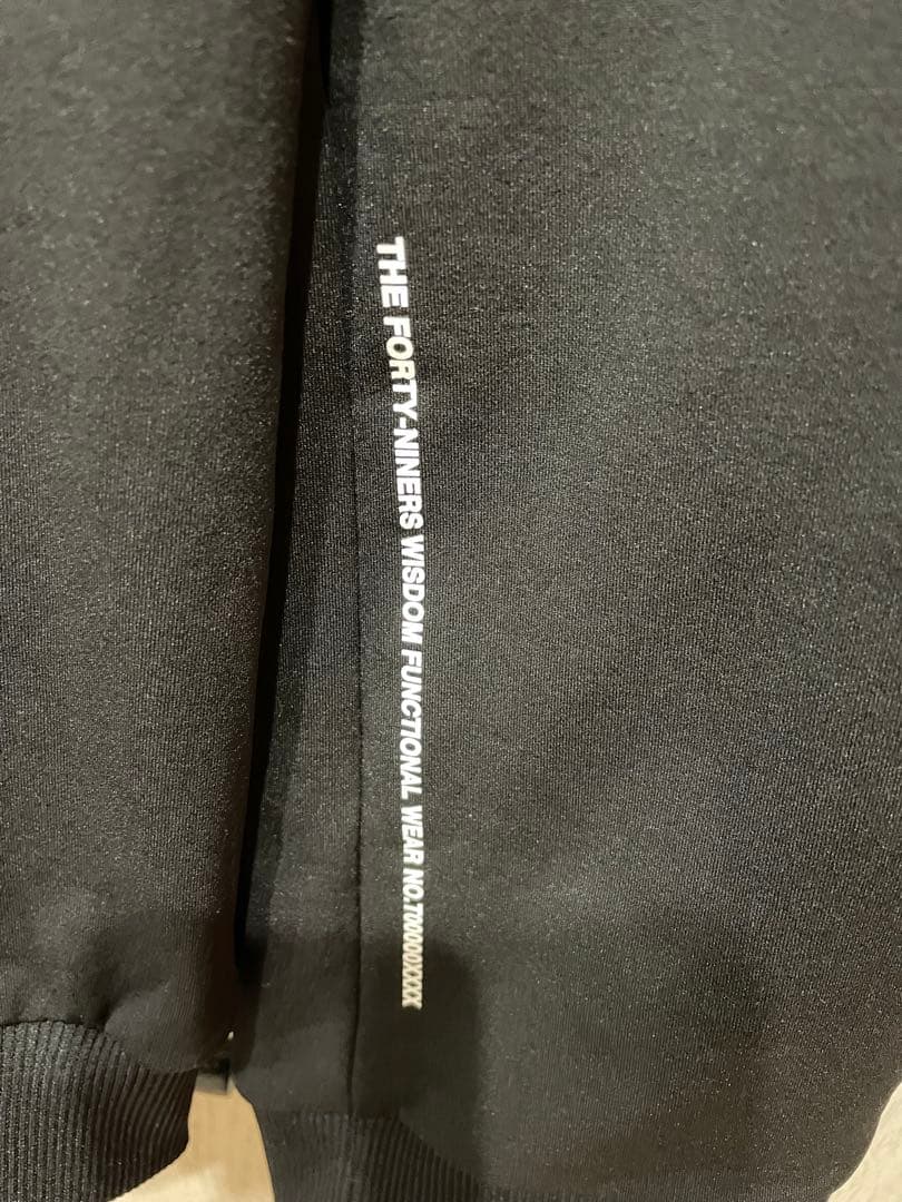 TFW49 HALF MOCKNECK TEE BLK×BLK サイズM