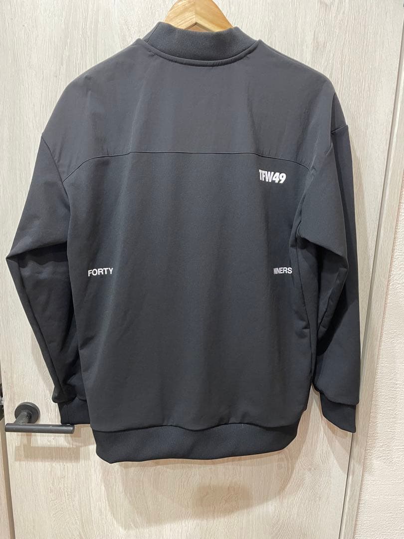 TFW49 HALF MOCKNECK TEE BLK×BLK サイズM