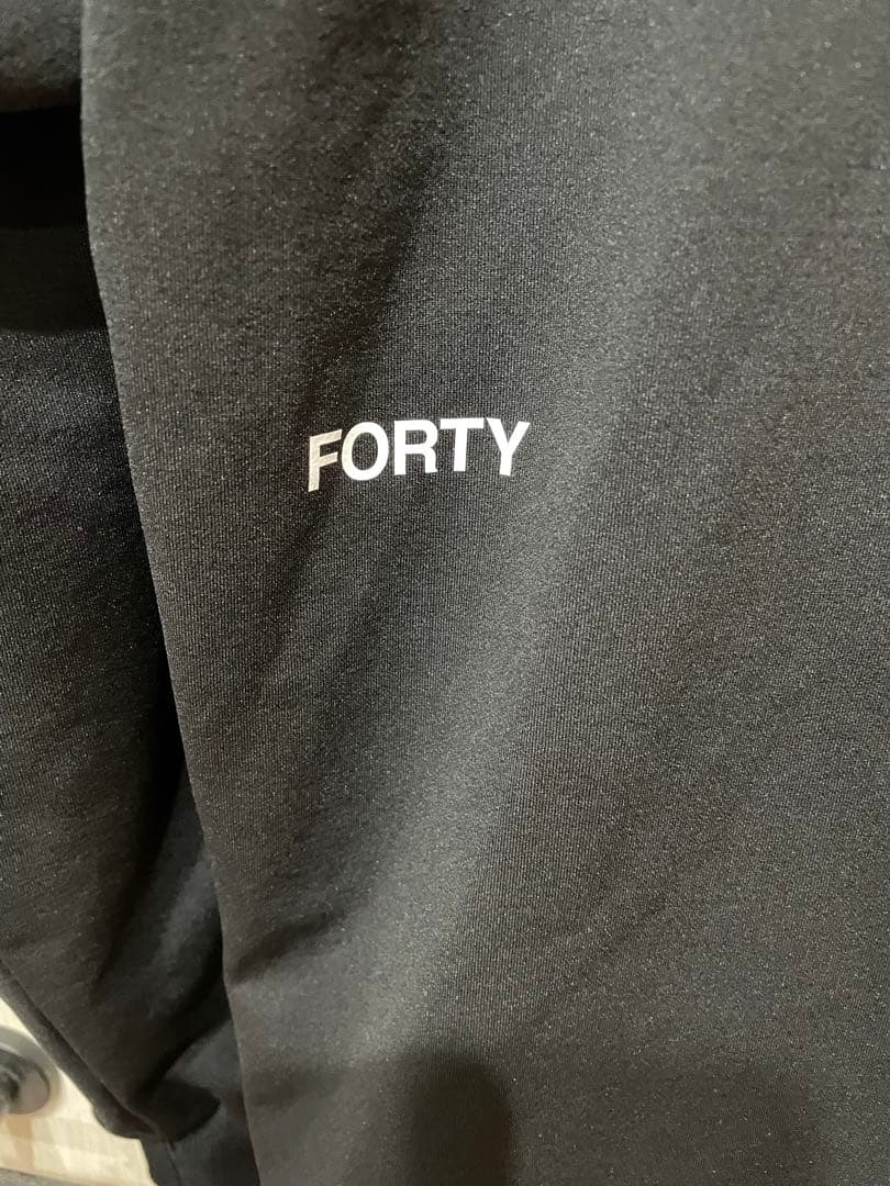 TFW49 HALF MOCKNECK TEE BLK×BLK サイズM