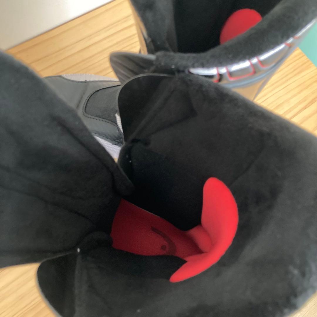 ヘッド　スキー靴　25.0-25.5cm ブーツ 男性用 黒/白/赤