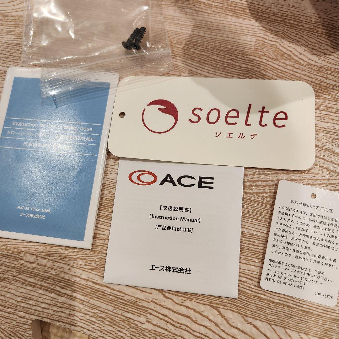 未使用級 soelte ソエルテ　ACE エース　キャリーバッグ　キャリーカート