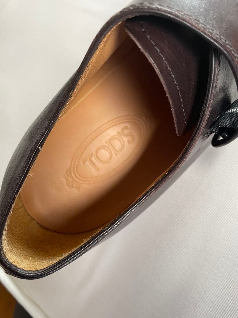新品】15万 試着のみTod's トッズ モンクストラップ ダークブラウン