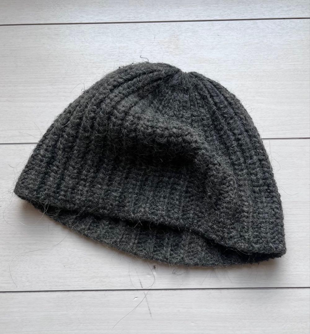 マルジェラ　ニットキャップ/ニット帽　ダークブラウン