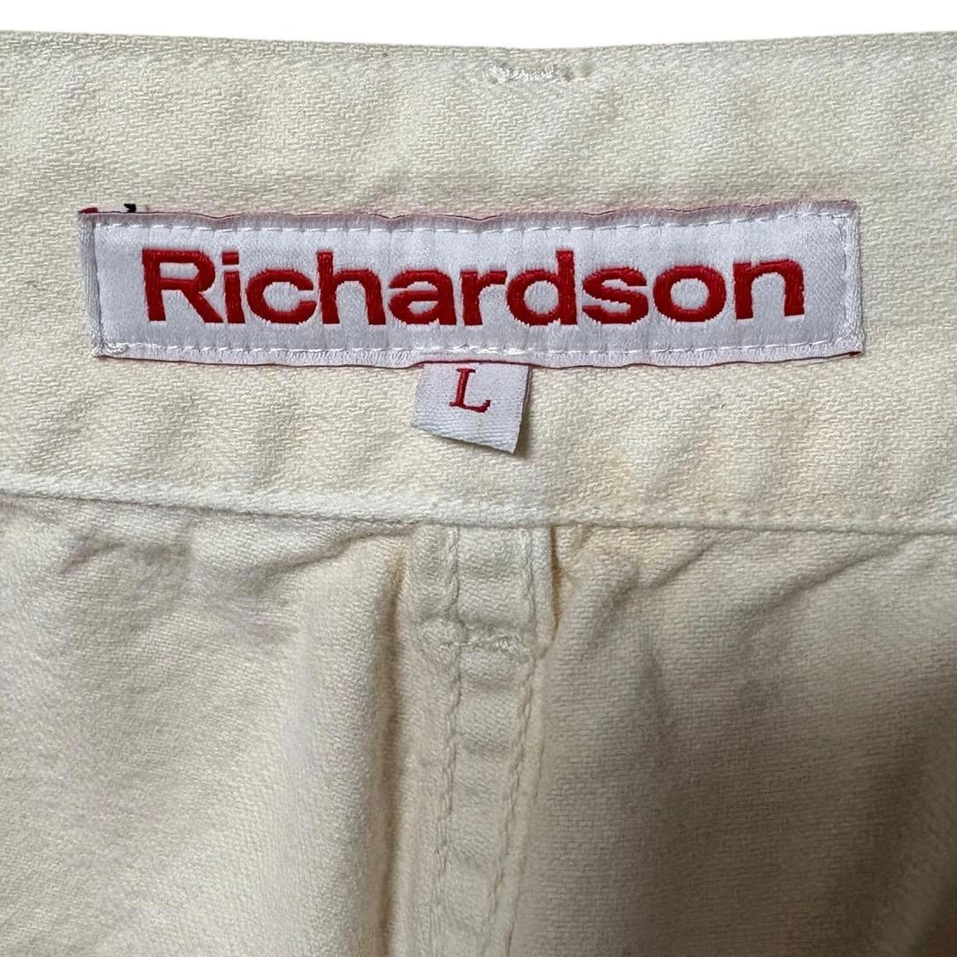 USA製 Richardson ダブルニーデニムペインターパンツ 白