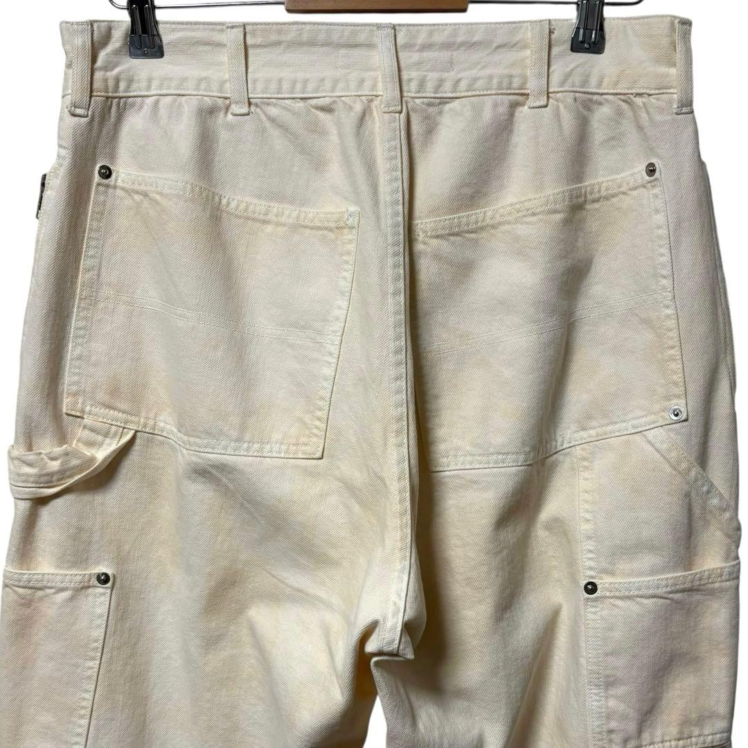 USA製 Richardson ダブルニーデニムペインターパンツ 白
