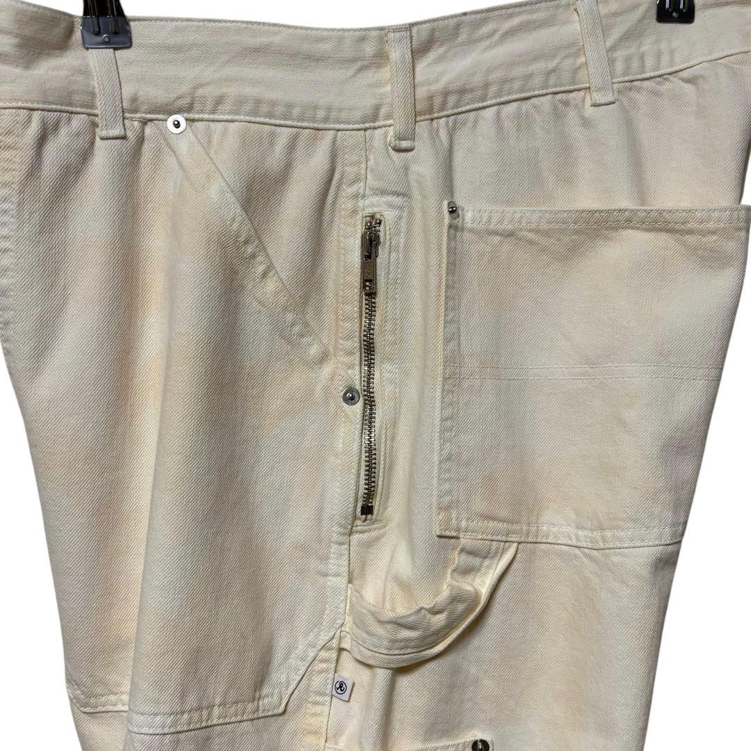 USA製 Richardson ダブルニーデニムペインターパンツ 白