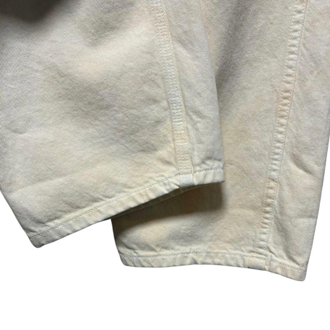 USA製 Richardson ダブルニーデニムペインターパンツ 白