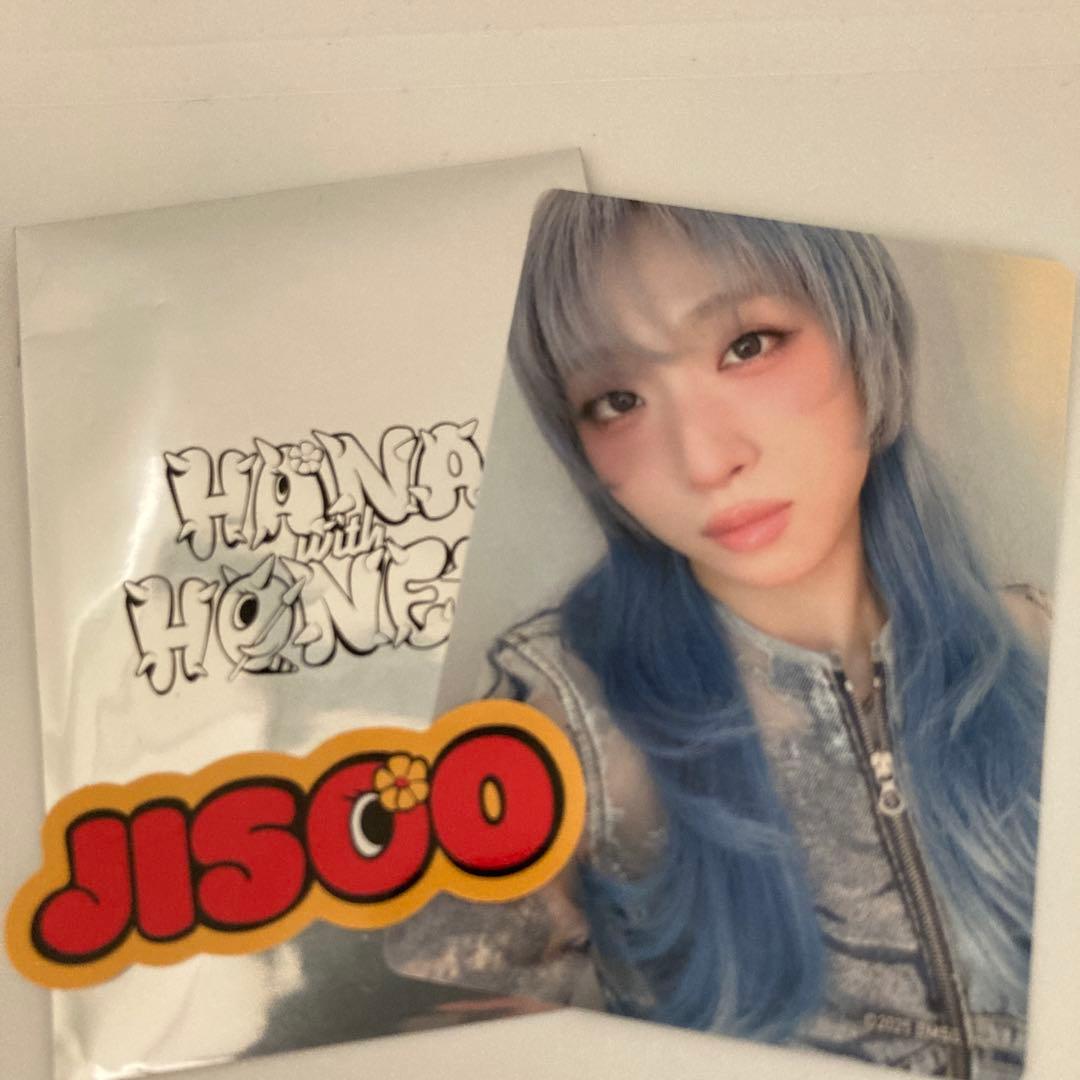 HANA ファンミ JISOO ジス トレカ ステッカー - メルカリ