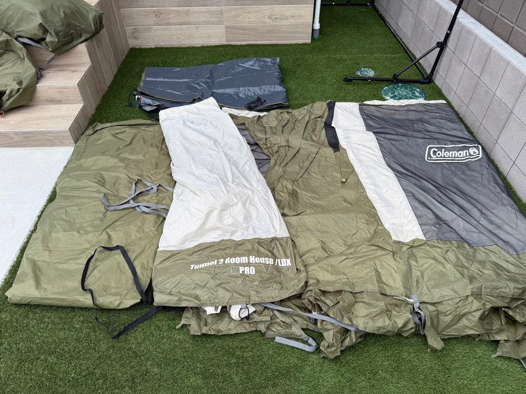 Coleman トンネル2ルームハウスLDX オリーブ　スタートパッケージ