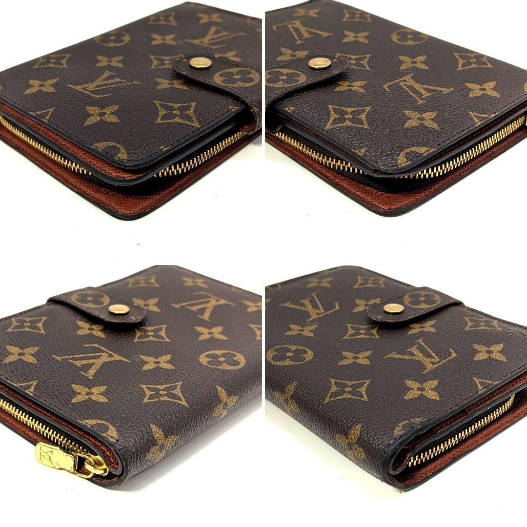 ルイヴィトン モノグラム パピエジップ 折り財布 A74