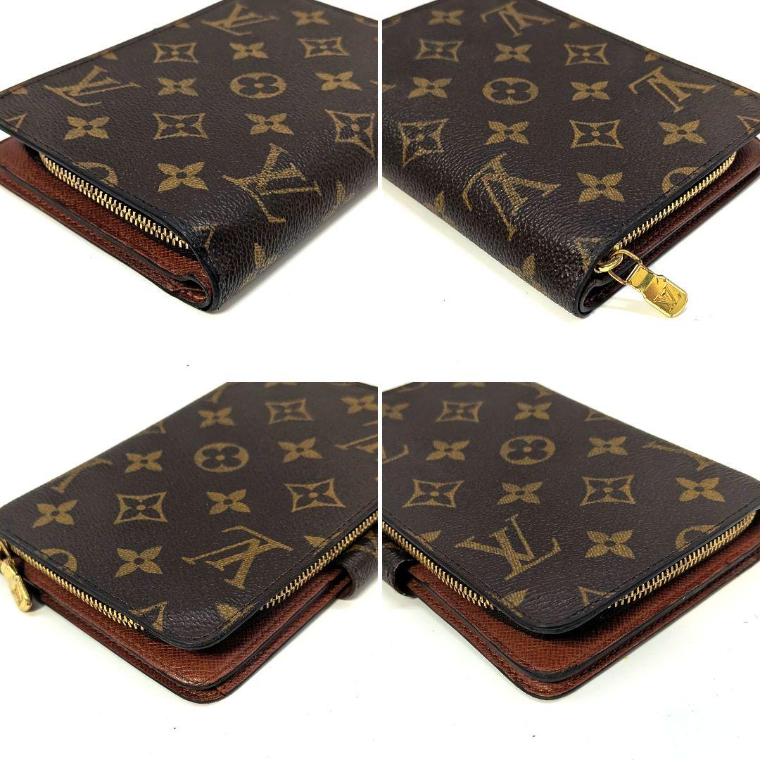 ルイヴィトン モノグラム パピエジップ 折り財布 A74