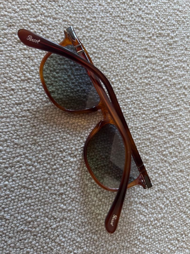PERSOL メンズ、サングラス ブラウン