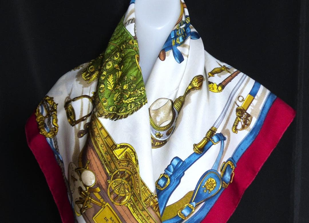 HERMES エルメス 大判スカーフ カレ90 D294 - メルカリ