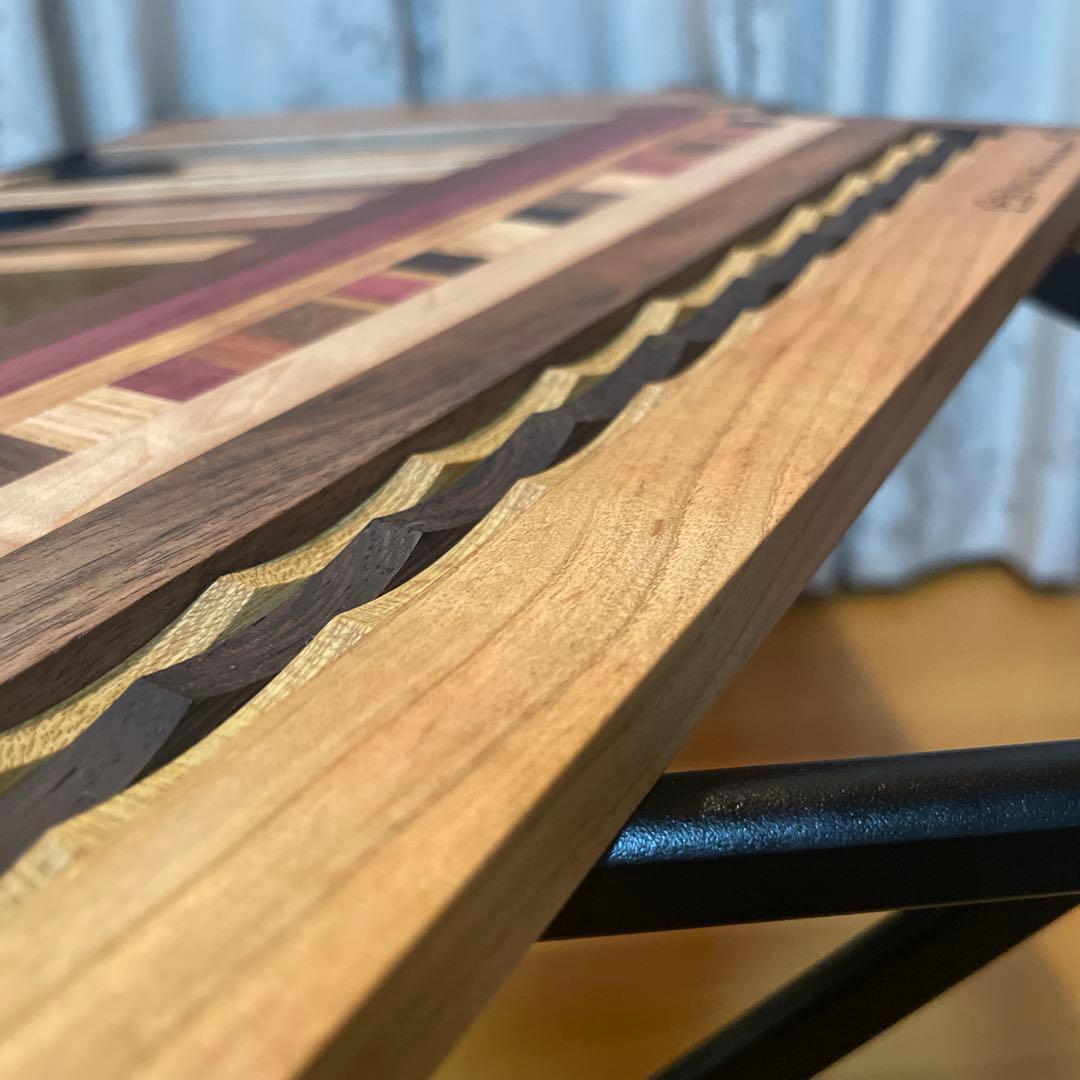 IGTテーブル 寄木天板 ハーフユニット アルスト孔有り　②