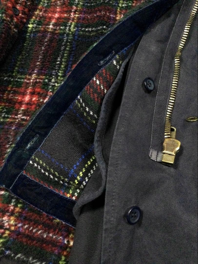 美品「BOB」9042-0509 2WAY モッズコート 50 イタリア製