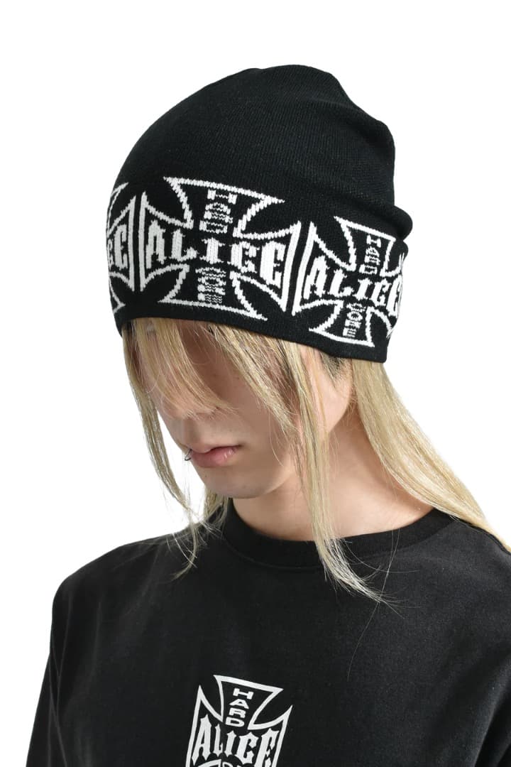 ALICE HOLLYWOOD JACQUARD CHOPPER BEANIE - メルカリ