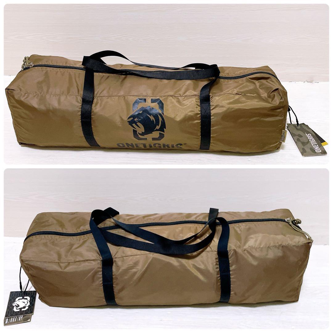 ほぼ未使用 ワンティグリス ロックシールド パップテント ソロキャンプ 軍幕