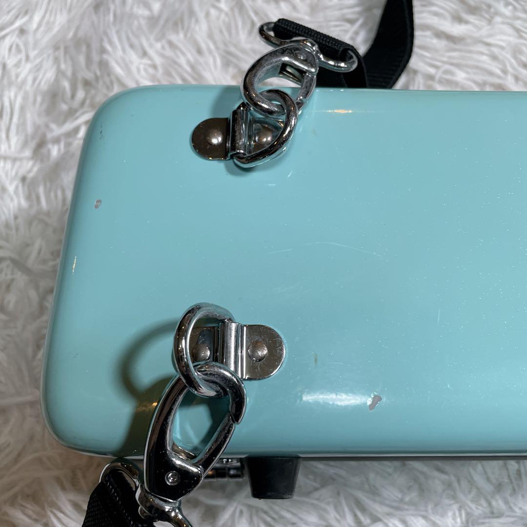 CC シャイニーケース　ソプラノサックス　ケース　ブルー