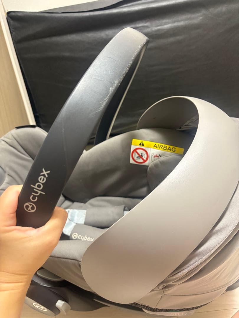 cybex チャイルドシート グレー 取り付け用アダプター トラベルシステム