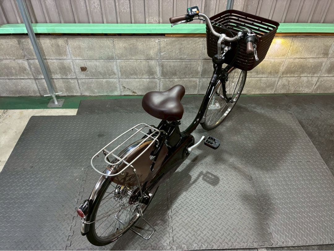 №8676 電動自転車パナソニック　ビビDX 24インチ ブラック　✨美品✨