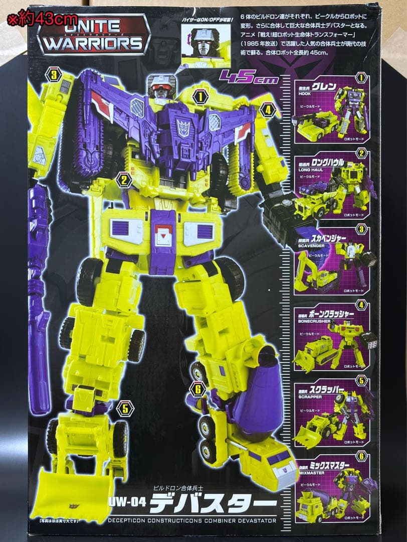 トランスフォーマー ユナイトウォリアーズ UW-04 デバスター