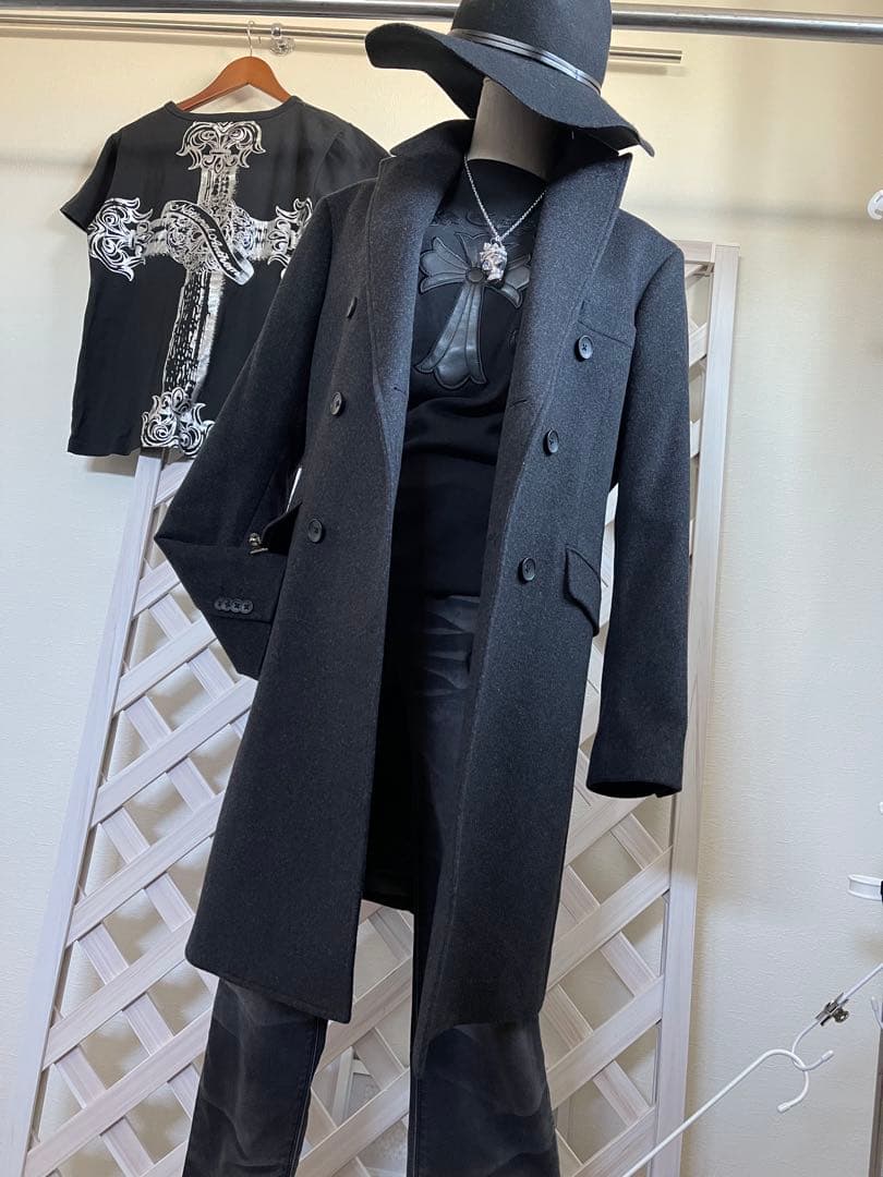 レア　⭐︎ex/tra カシミア100% NICOLE チェスター48