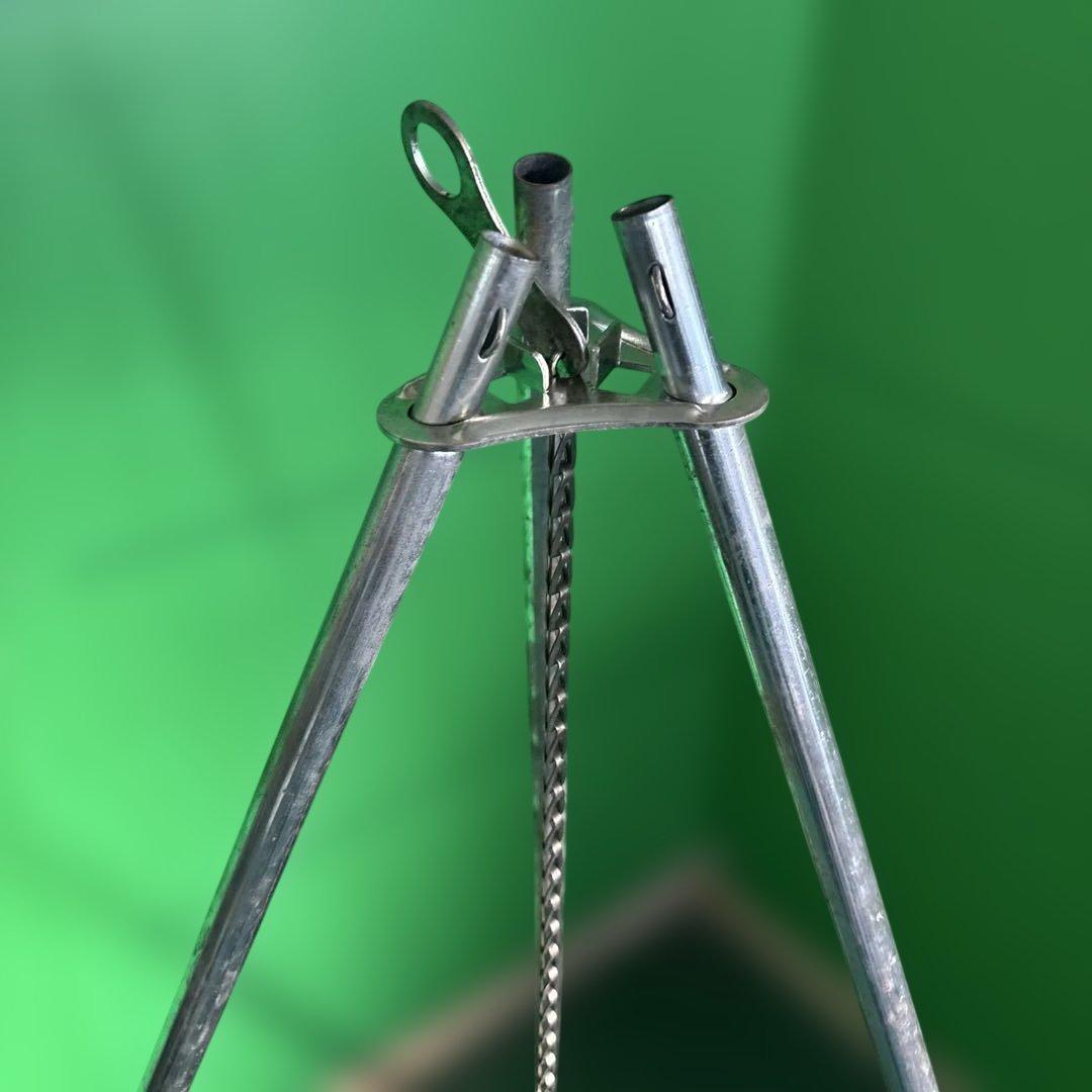 CAPTAIN STAG 2バーナーガスストーブ 三脚スタンド