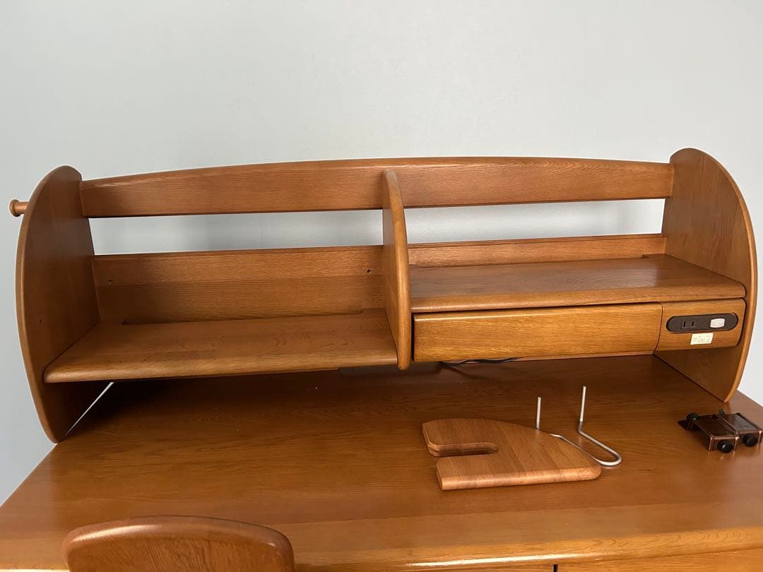 カリモク　学習机セット　4-3 上置き棚