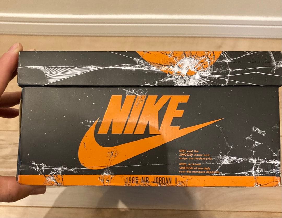 エアジョーダン1 レトロ HIGH OG メンズシューズ　オレンジ/ブラック