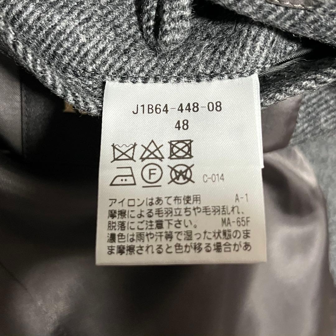 未使用 定価9.9万円 ポールスチュアート ウールカシミヤコート 48